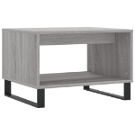 Tavolino da Salotto Grigio Sonoma 60x50x40 cm Legno Multistrato