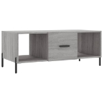 Tavolino da Salotto Grigio Sonoma 102x50x40cm Legno Multistrato