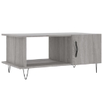 Tavolino da Salotto Grigio Sonoma 90x50x40 cm Legno Multistrato