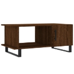 Tavolino da Salotto Rovere Marrone 90x50x40cm Legno Multistrato