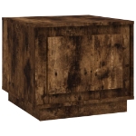 Tavolino da Salotto Rovere Fumo 51x50x44 cm Legno Multistrato