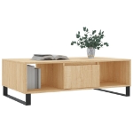 Tavolino da Salotto Rovere Sonoma 104x60x35cm Legno Multistrato