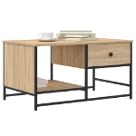 Tavolino Salotto Rovere Sonoma 85,5x51x45 cm Legno Multistrato