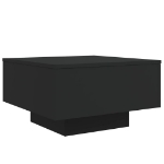 Tavolino da Salotto Nero 55x55x31 cm in Legno Multistrato