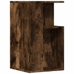 Tavolino Rovere Fumo 35x35x60 cm in Legno Multistrato