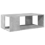 Tavolino Salotto Grigio Cemento 89,5x48x30cm Legno Multistrato