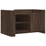 Tavolino da Salotto Rovere Marrone 80x50x50cm Legno Multistrato