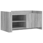 Tavolino Salotto Grigio Sonoma 100x50x50 cm Legno Multistrato