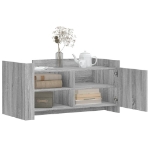 Tavolino Salotto Grigio Sonoma 100x50x50 cm Legno Multistrato