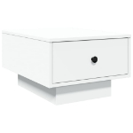 Tavolino da Salotto Bianco 60x45x31 cm in Legno Multistrato