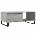 Tavolino Salotto Grigio Sonoma 90x50x36,5 cm Legno Multistrato