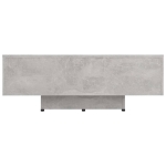 Tavolino Salotto Grigio Cemento 85x55x31 cm Legno Multistrato