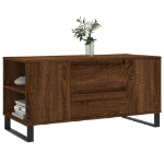 Tavolino Salotto Rovere Marrone 102x44,5x50cm Legno Multistrato