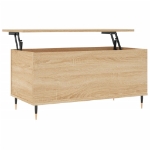 Tavolino Salotto Rovere Sonoma 90x44,5x45 cm Legno Multistrato