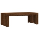 Tavolino Salotto Rovere Marrone 102x50x36 cm Legno Multistrato