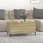 Tavolino Salotto Rovere Sonoma 90x44,5x45 cm Legno Multistrato