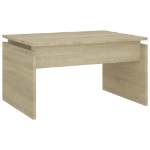 Tavolino da Salotto Rovere Sonoma 68x50x38 cm Legno Multistrato