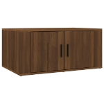 Tavolino da Salotto Rovere Marrone 80x50x36cm Legno Multistrato