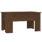 Tavolino da Salotto Rovere Marrone 79x49x41cm Legno Multistrato