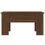 Tavolino da Salotto Rovere Marrone 79x49x41cm Legno Multistrato