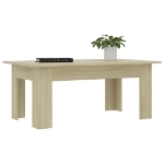 Tavolino da Salotto Rovere Sonoma 100x60x42cm Legno Multistrato