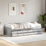 Divano Letto con Cassetti senza Materasso 100x200 cm