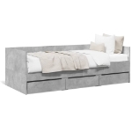 Divano Letto con Cassetti senza Materasso 75x190 cm