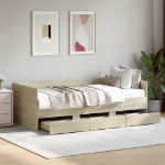 Divano Letto con Cassetti senza Materasso 75x190 cm