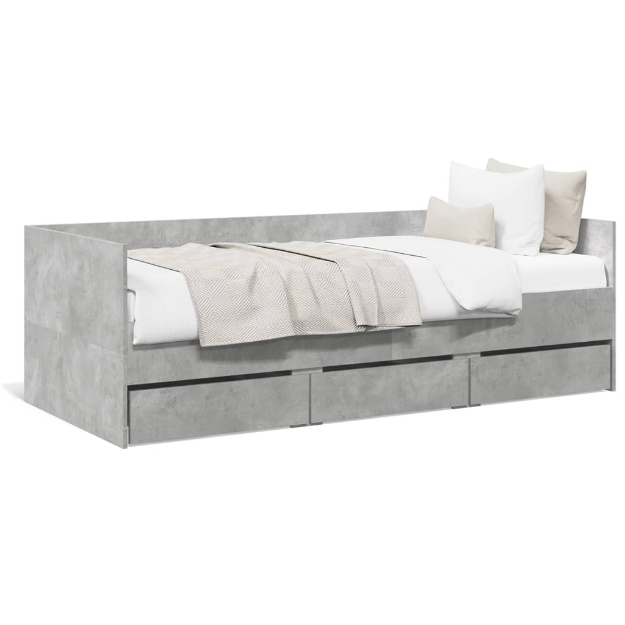 Divano Letto con Cassetti senza Materasso 90x190 cm