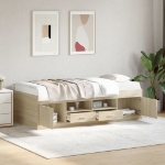 Divano Letto con Cassetti senza Materasso 90x190 cm