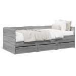 Divano Letto con Cassetti senza Materasso 90x190 cm