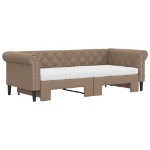 Divano Letto Estraibile Materassi Cappuccino 90x200 Similpelle