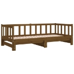 Dormeuse Estraibile Ambra 2x(90x190) cm Legno Massello di Pino