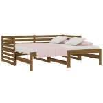 Dormeuse Estraibile Ambra 2x(90x190) cm Legno Massello di Pino