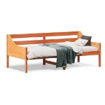 Dormeuse Marrone Cera 75x190 cm in Legno Massello di Pino