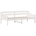 Dormeuse senza Materasso Bianca 80x200 cm Legno Massello Pino