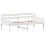 Dormeuse senza Materasso Bianca 90x190 cm Legno Massello Pino