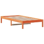 Dormeuse senza Materasso Marrone Cera 80x200 cm Legno di Pino