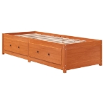 Dormeuse senza Materasso Marrone Cera 90x190 cm Legno di Pino