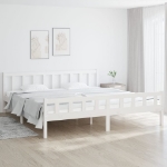 Giroletto Bianco in Legno Massello 180x200 cm Super King