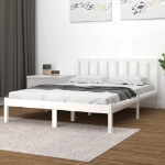 Giroletto Bianco Legno Massello di Pino 120x190cm Small Double