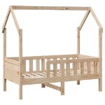 Giroletto Casetta per Bambini 70x140 cm Legno Massello di Pino