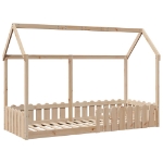 Giroletto Casetta per Bambini 80x200 cm Legno Massello di Pino