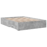 Giroletto Cassetti Grigio Cemento 120x190 cm Legno Multistrato