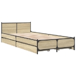 Giroletto Cassetti Rovere Sonoma 100x200 cm Legno Multistrato