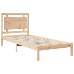 Giroletto Extra Lungo senza Materasso 100x210 cm Legno Massello