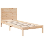 Giroletto Extra Lungo senza Materasso 100x210 cm Legno Massello