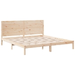 Giroletto Extra Lungo senza Materasso 180x210 cm Legno Massello