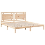 Giroletto Extra Lungo senza Materasso 180x210 cm Legno Massello