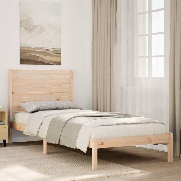 Giroletto Extra Lungo senza Materasso 90x210 cm Legno Massello